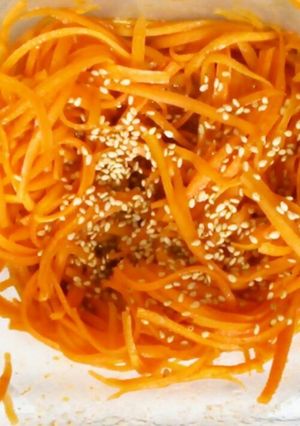 レンジで簡単♪人参の甘辛和え-レシピのメイン写真