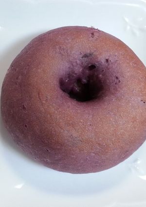 お豆腐と紫芋パウダーのヘルシーベーグル♪-レシピのメイン写真