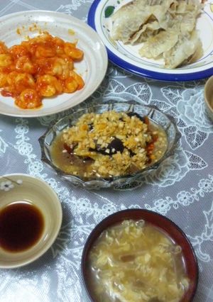 らっきょう漬けの素で揚げナスの香味ダレ-レシピのメイン写真