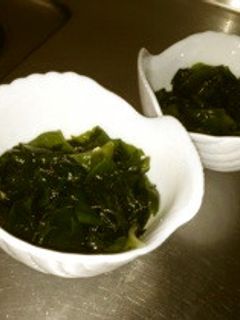 ワカメとポン酢の胡麻和え-レシピのメイン写真