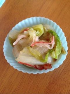 レタスとかにかまサッと炒め。お弁当にも♪-レシピのメイン写真