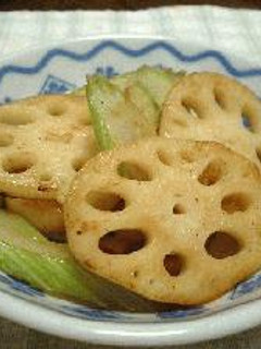 セロリとレンコンのきんぴら-レシピのメイン写真