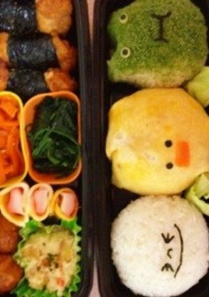 ラインバブルキャラ弁-レシピのメイン写真