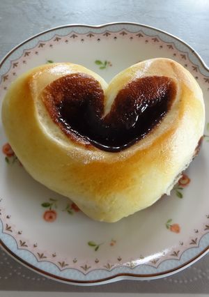 可愛いハートパン-レシピのメイン写真