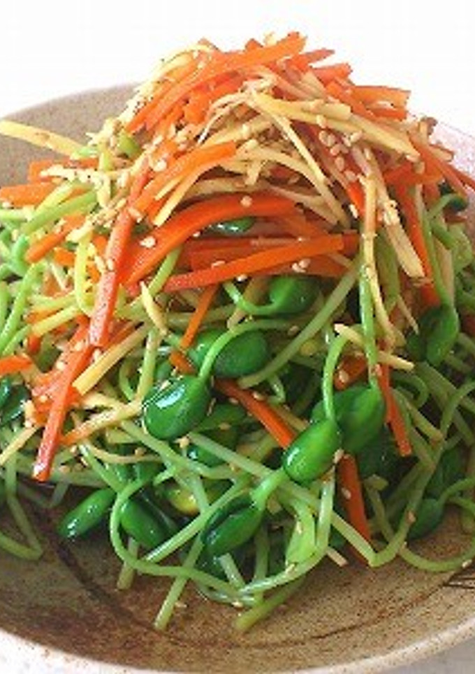 自家製豆もやしの生姜和え-レシピのメイン写真