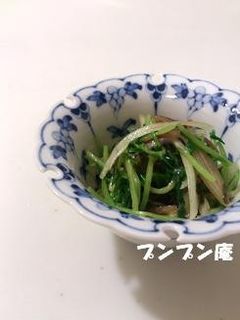 豆苗とみょうがのナムル-レシピのメイン写真
