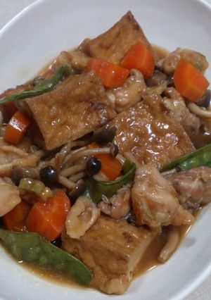 鶏肉の治部煮-レシピのメイン写真