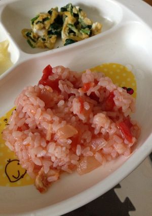 離乳食中期 トマトリゾット-レシピのメイン写真