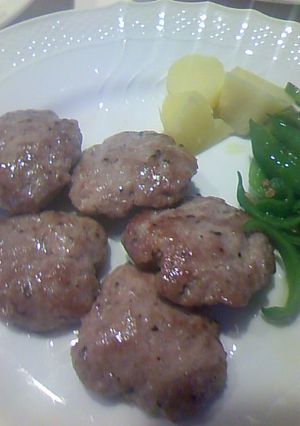 豚のひき肉deスパイシーハンバーグ-レシピのメイン写真