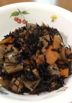 圧力鍋でふっくら☆簡単ひじきの煮物-レシピのメイン写真
