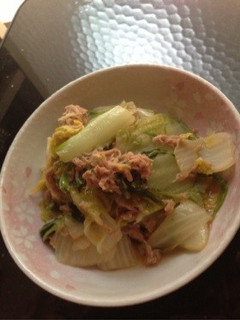 超簡単☆白菜とツナの煮物-レシピのメイン写真