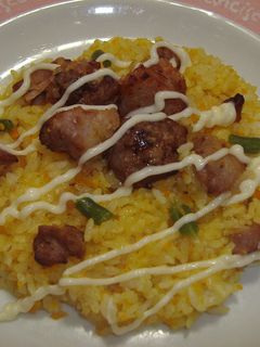 カレーピラフのからあげのせ-レシピのメイン写真