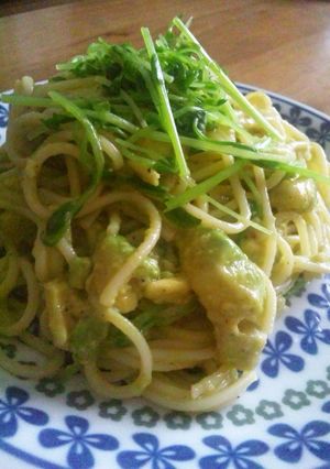 簡単♪濃厚❤アボカドの冷製パスタ②-レシピのメイン写真