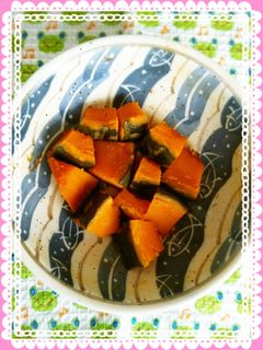 レンジで南瓜煮物-レシピのメイン写真