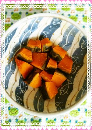 レンジで南瓜煮物-レシピのメイン写真