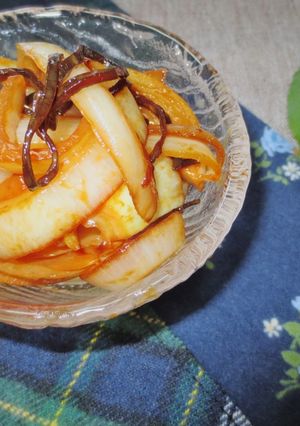 お弁当に☆玉ねぎの塩こんマヨ炒め-レシピのメイン写真