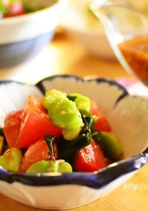 さっぱりおろしの空豆サラダ-レシピのメイン写真