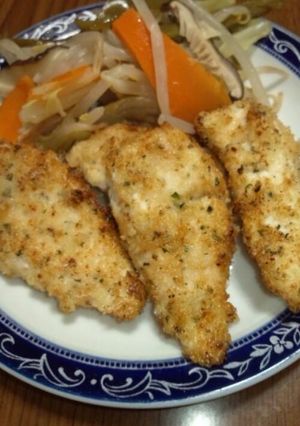 かじきや鶏肉で♪パン粉焼き-レシピのメイン写真