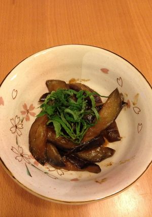 なすの甜麺醤炒め☆青じそ風味-レシピのメイン写真