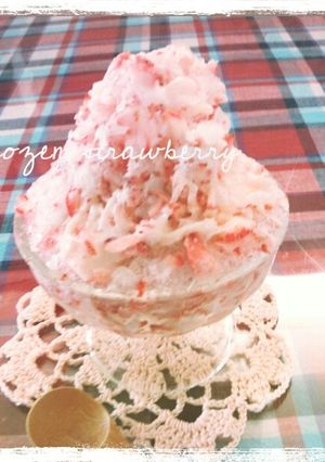 イチゴまるごとかき氷-レシピのメイン写真