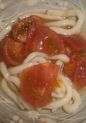 トマト冷やしうどん-レシピのメイン写真