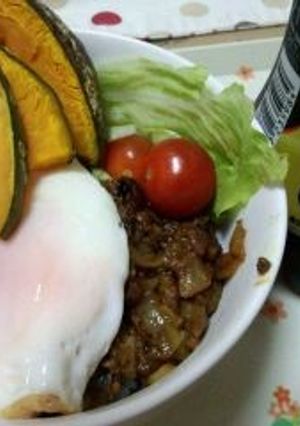 カレー風味そぼろ丼-レシピのメイン写真