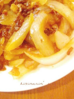 ◎簡単!新玉ねぎの天かすソース炒め◎-レシピのメイン写真