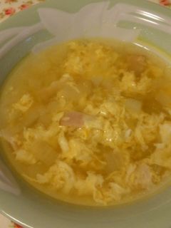 新玉ねぎと卵のスープ-レシピのメイン写真