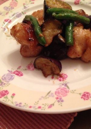 ＊鶏肉とナスの味噌にんにく炒め＊-レシピのメイン写真