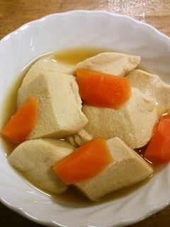 高野豆腐の煮物-レシピのメイン写真