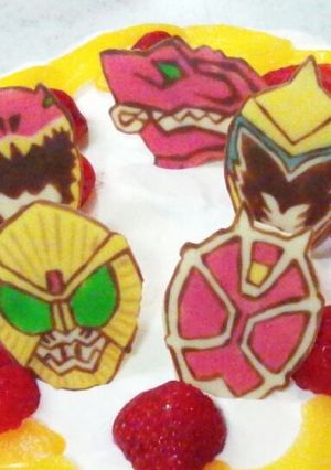 デコチョコでキャラケーキ-レシピのメイン写真