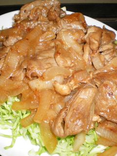 豚肉と玉ねぎの炒め物(焼肉のたれ)-レシピのメイン写真