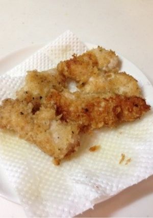 クレイジーソルトで鶏ささみのパン粉焼き-レシピのメイン写真