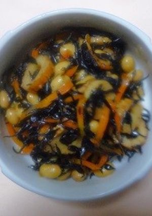 大豆とひじきの煮物-レシピのメイン写真