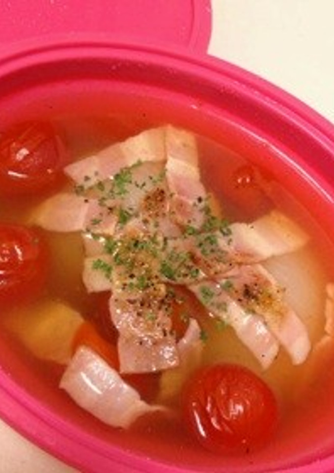 ⁂ミニトマトと玉ねぎのポトフ風スープ⁂-レシピのメイン写真