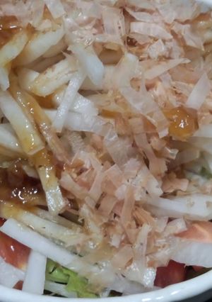 大根サラダ梅肉ドレッシング-レシピのメイン写真