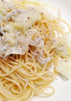 フライパン不要‼しらすとキャベツのパスタ-レシピのメイン写真
