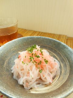糸こんにゃくのたらこ和え-レシピのメイン写真