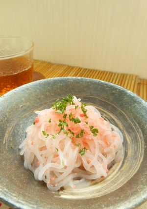 糸こんにゃくのたらこ和え-レシピのメイン写真