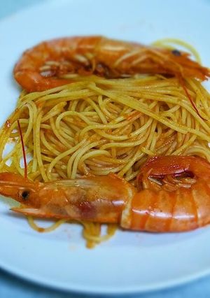 アルゼンチン赤海老のトマトクリームパスタ-レシピのメイン写真