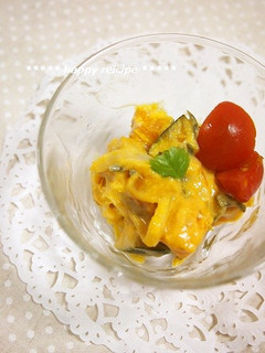マヨなし✿クリーミーかぼちゃサラダ-レシピのメイン写真