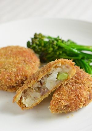 牛丼の具で肉たっぷり簡単！和風コロッケ-レシピのメイン写真