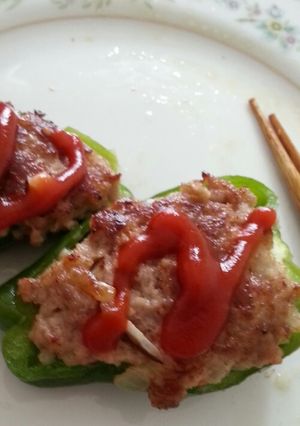 簡単！ピーマンの肉詰め☆お弁当にも-レシピのメイン写真