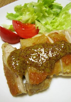 ハニーマスタードチキン-レシピのメイン写真