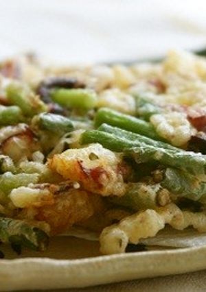 蛸とニンニクの芽の胡麻かき揚げ-レシピのメイン写真