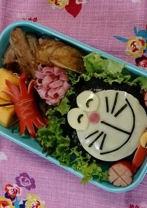 キャラ弁当＊ドラえもん-レシピのメイン写真
