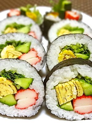 気軽に太巻き寿司☆お弁当にもいいよ♪-レシピのメイン写真