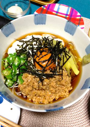 冷やし納豆蕎麦-レシピのメイン写真