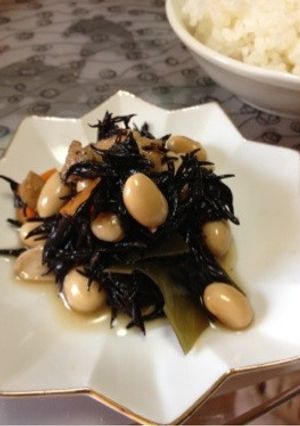 大豆とひじきの煮物-レシピのメイン写真