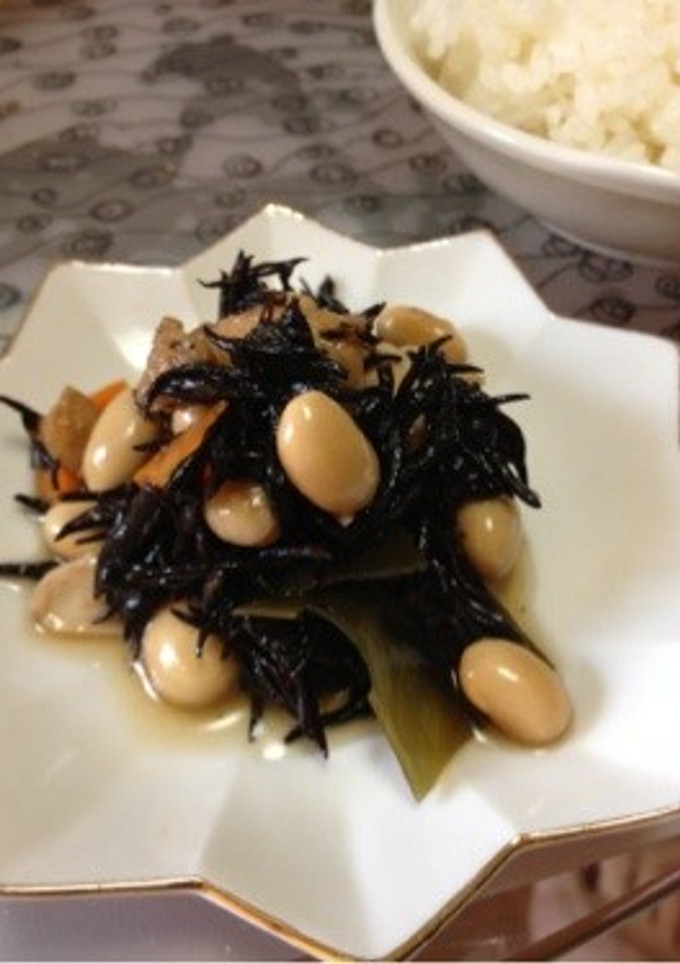 大豆とひじきの煮物-レシピのメイン写真